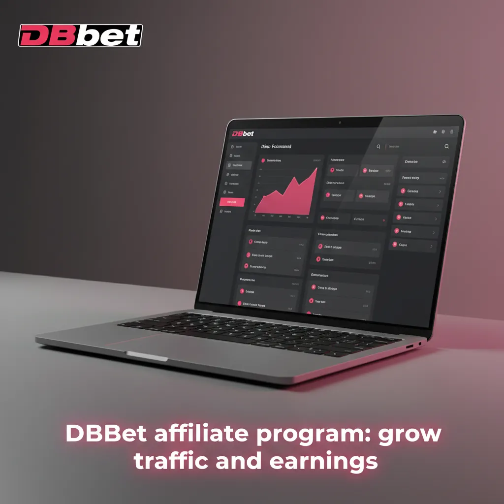 DBBet affiliate program banner for Tanzania: tracked links, local creatives, revenue share, reports, dedicated support.