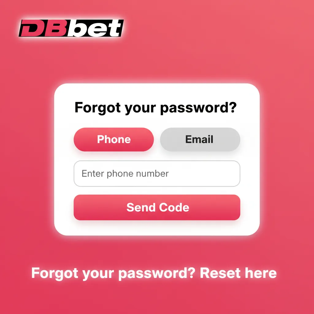 Steps to reset a forgotten password: choose email or SMS, follow link/code, set new password; social logins can skip reset