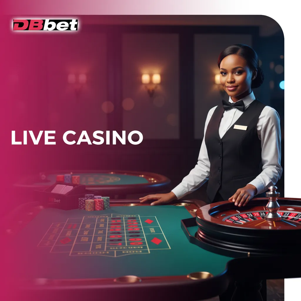 DBBet live casino streaming real dealers with chat for roulette, blackjack, baccarat, Andar Bahar, Crazy Time, Monopoly Live