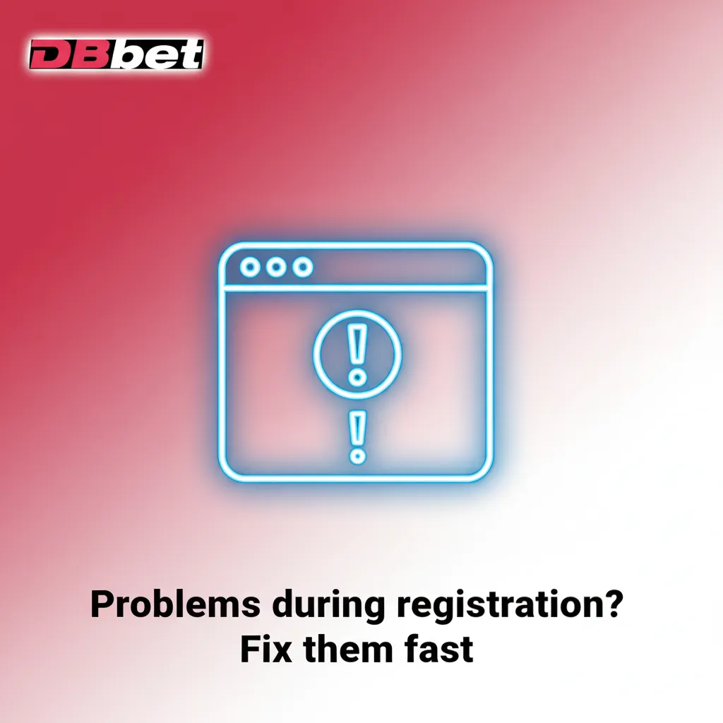 Infographic of registration issues and quick fixes: resend code, clear ID, recover account, update name, disable VPN.