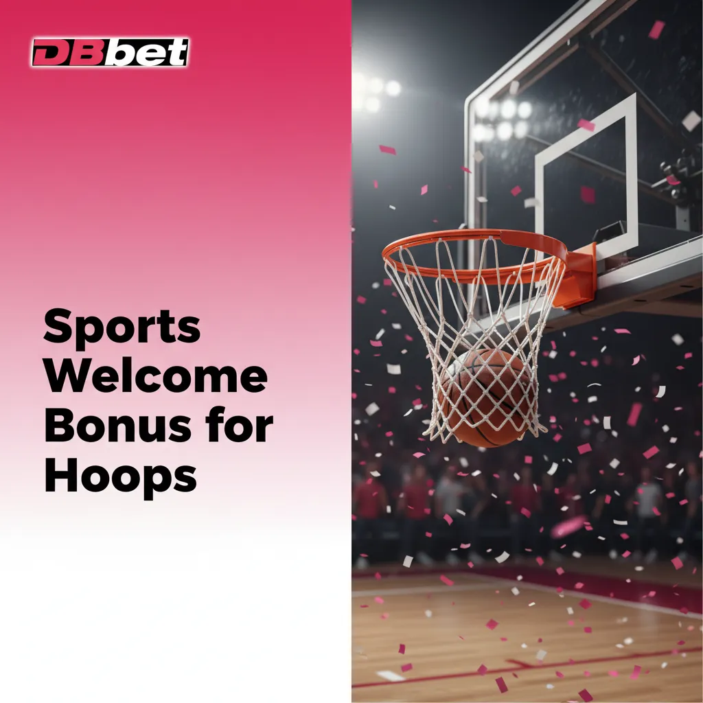 Sports Welcome Bonus for Hoops: 100% up to TZS 200,000 on first deposit for DBBet basketball and sports in Tanzania.
