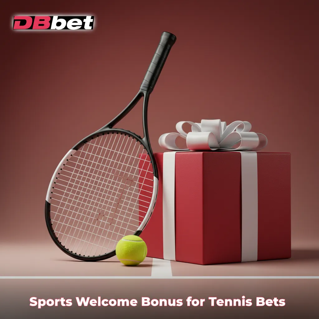 Sports welcome bonus for tennis bets: new customers; pre-match & live qualify; opt in; wagering, min odds/stake apply.