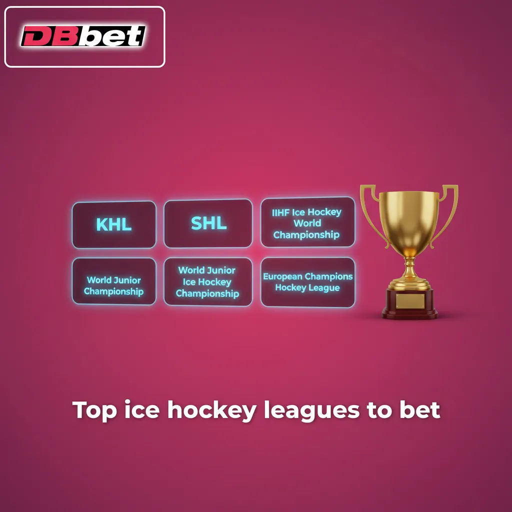 Top ice hockey leagues to bet: NHL, KHL, SHL, Liiga, CHL, IIHF Worlds/World Juniors, Olympic hockey; markets all season.
