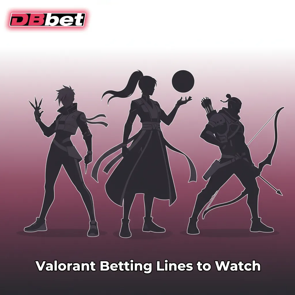 Valorant betting graphic showing pre-match/live markets and VCT events like Champions, Masters, plus pistol/overtime props.