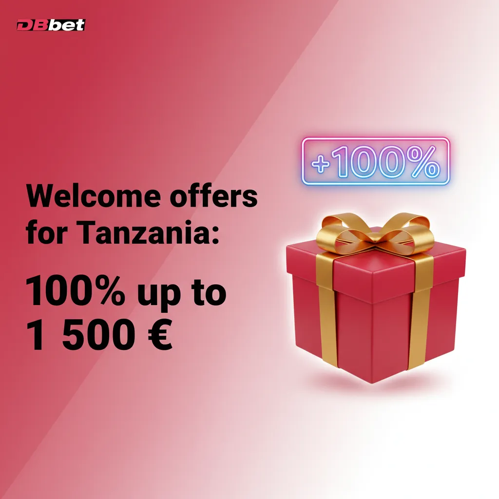 Tanzania welcome offers banner: 100% bonus up to €1,500 for sports and casino; wagering terms apply.