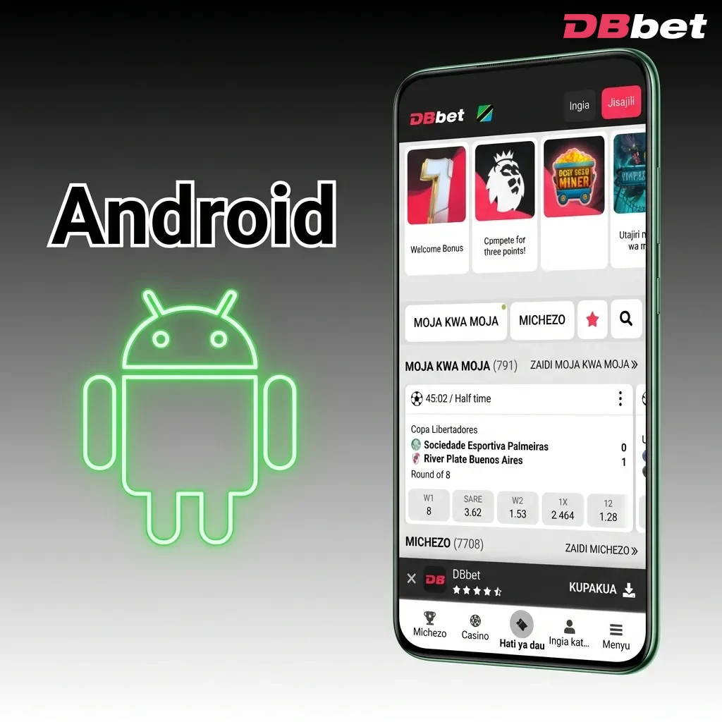 DBBet Android app download and installation steps on smartphone screen — DBbet in Bangladesh