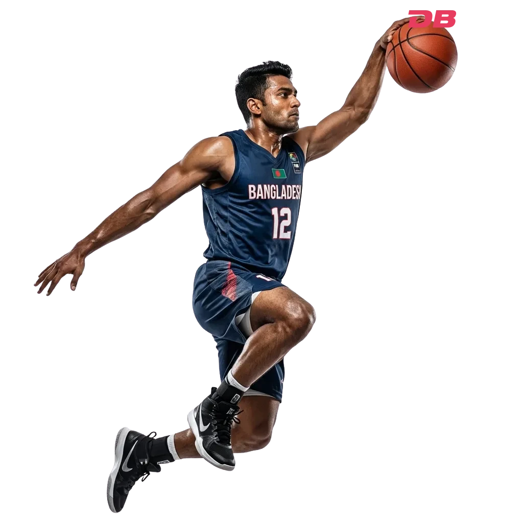 Basketball betting platform in Bangladesh offering NBA, EuroLeague odds with bKash deposits and bonuses up to ৳10,000 — DBbet in Bangladesh