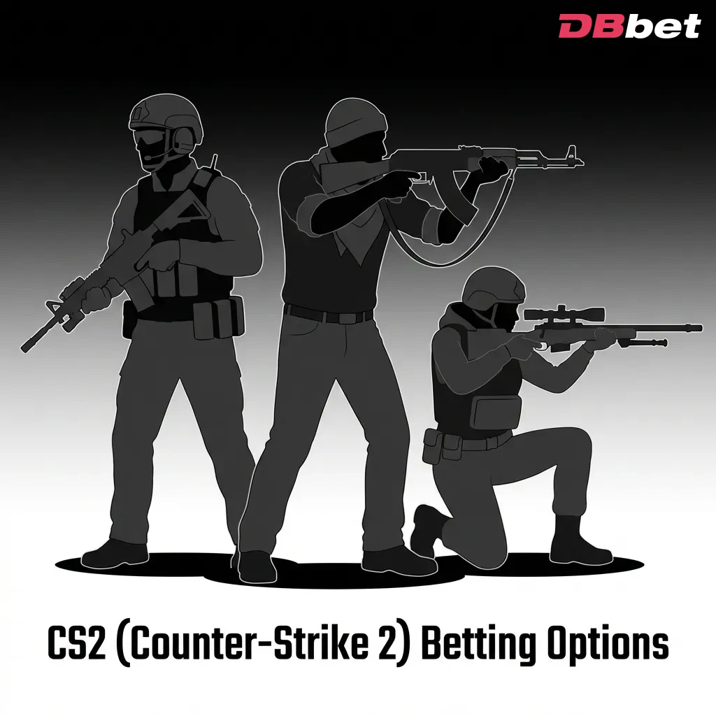 CS2 esports betting interface showing match odds, tournament brackets, and live gameplay from competitive Counter-Strike matches — DBbet in Bangladesh