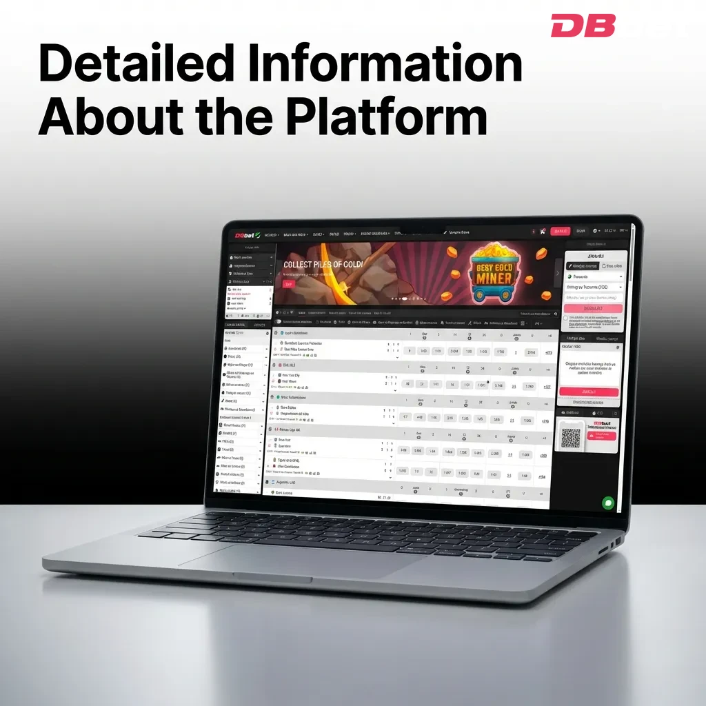 Secure online betting platform interface showing sports markets, mobile app, and customer support features — DBbet in Bangladesh