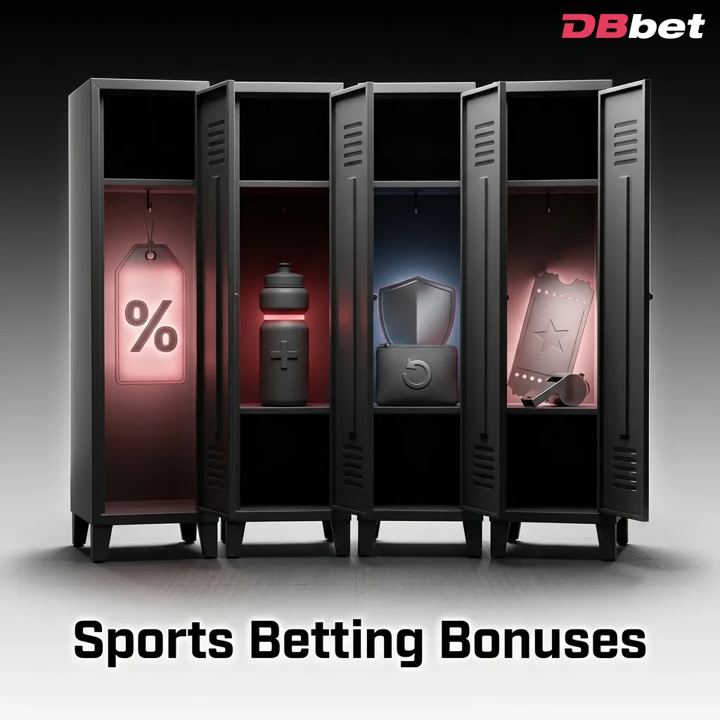 Sports betting bonus promotions including cricket accumulator boost, football risk-free bet, live betting cashback, esports reload — DBbet in Bangladesh