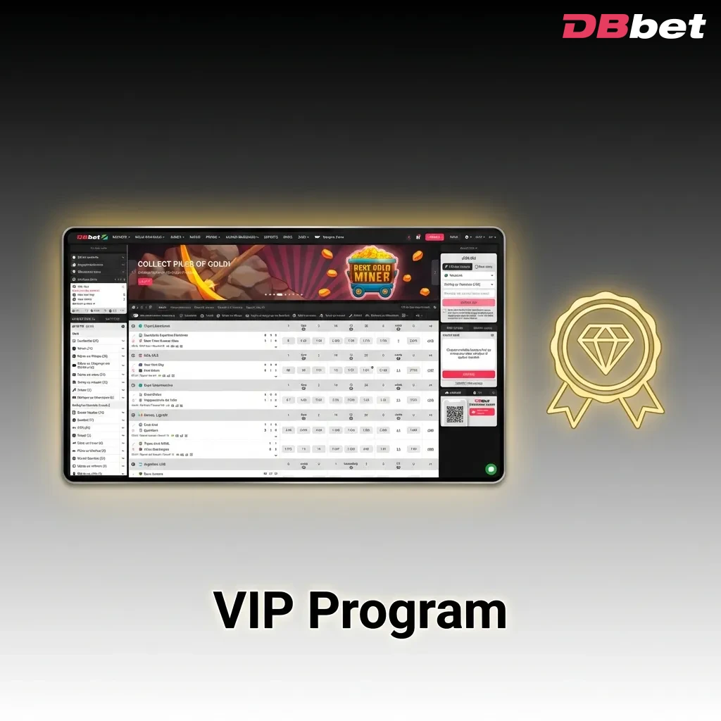 DBBet VIP loyalty program tiers from Bronze to Diamond with cashback, exclusive bonuses, and personalized rewards — DBbet in Bangladesh