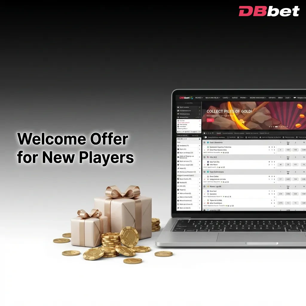 New players receive 100% match bonus up to ৳120,000 on first deposit for casino games and sports betting with wagering terms — DBbet in Bangladesh