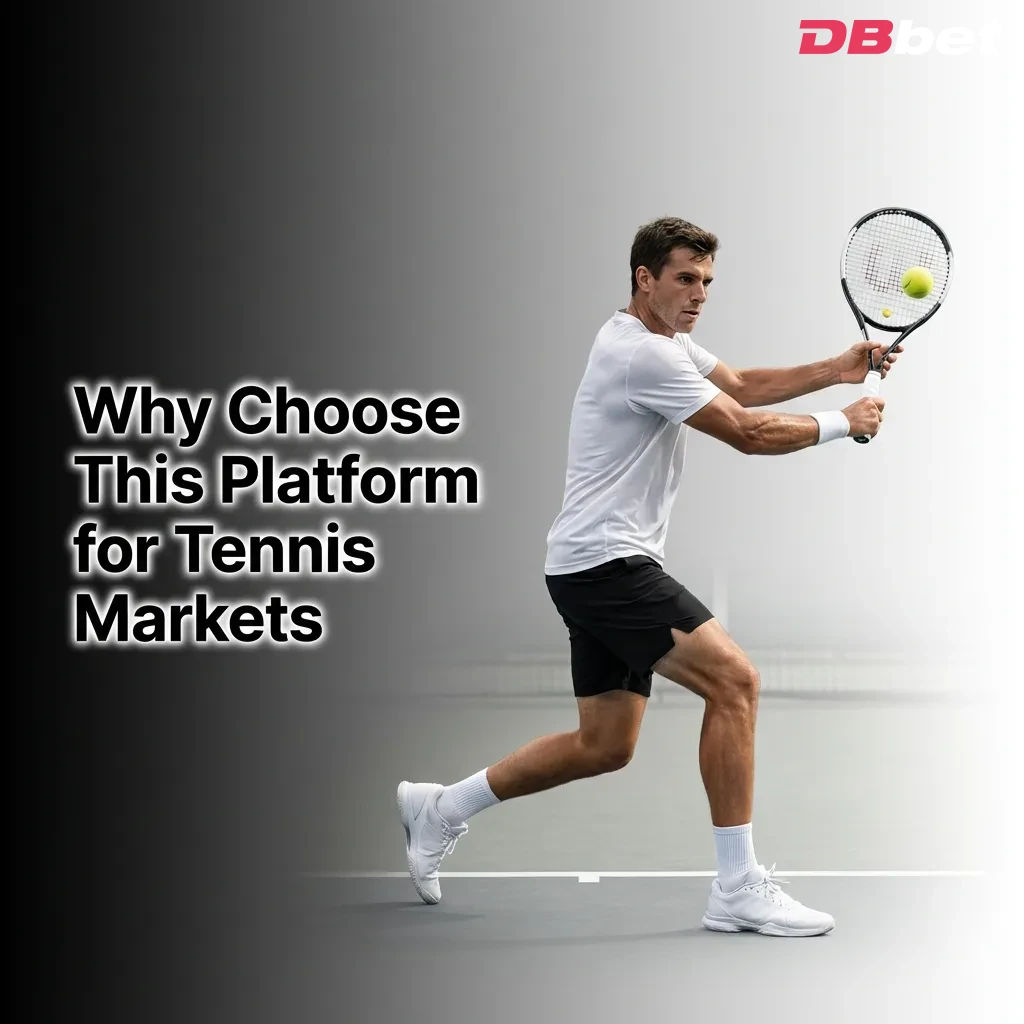 Tennis betting platform showing live odds, mobile app interface, and multiple payment options for ATP and WTA matches — DBbet in Bangladesh