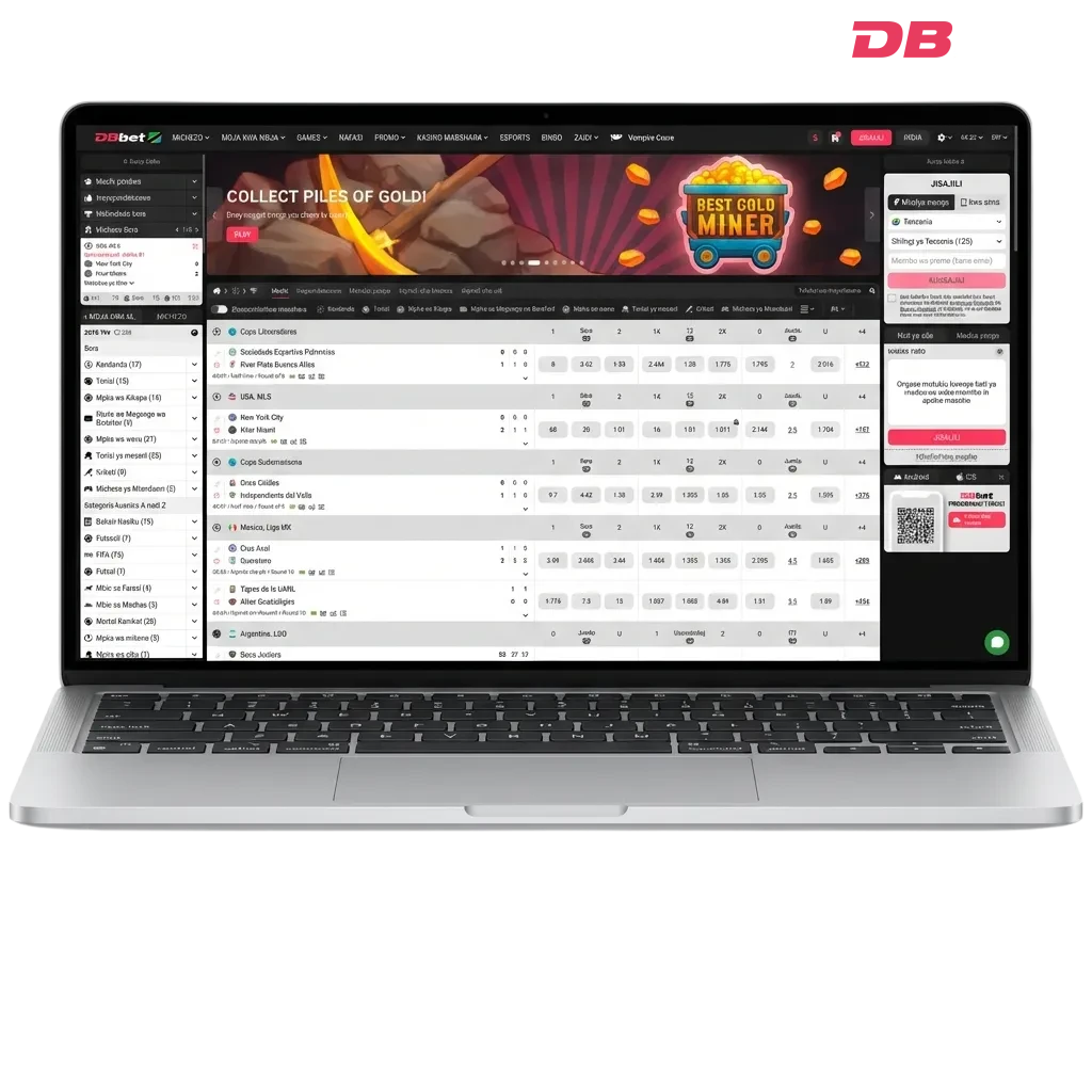 DBBet desktop app interface showing casino games including roulette, slots, and live dealer tables on PC — DBbet in Bangladesh