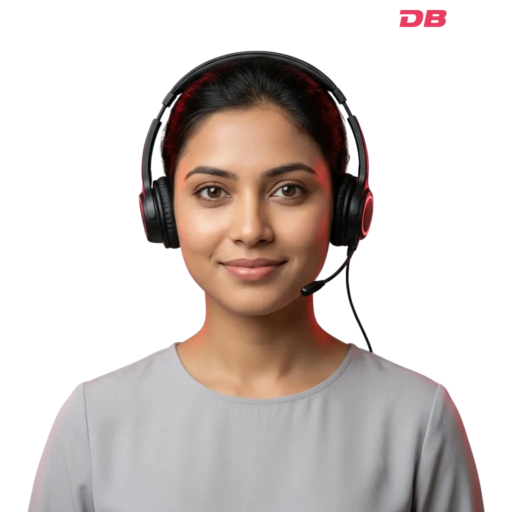 DBBet Bangladesh customer support contact options including live chat, email, phone, and social media in English and Bengali — DBbet in Bangladesh