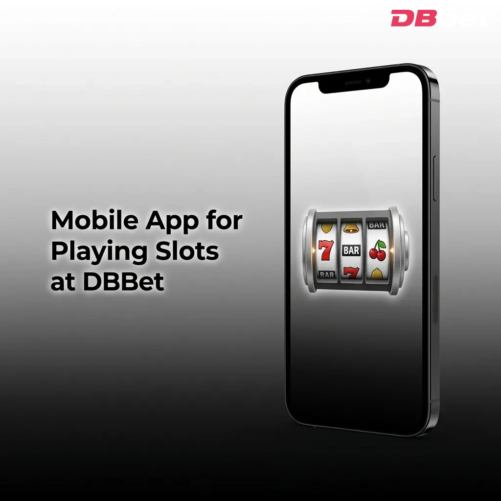 DBBet mobile app interface showing slot game lobby with touch controls on smartphone screen — DBbet in Bangladesh